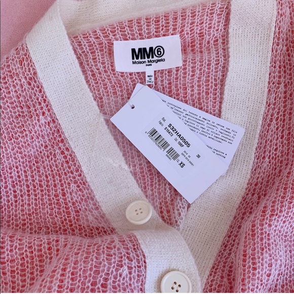🌸MM6 Maison Martin Margiela pink cardigan - Picture 6 of 6